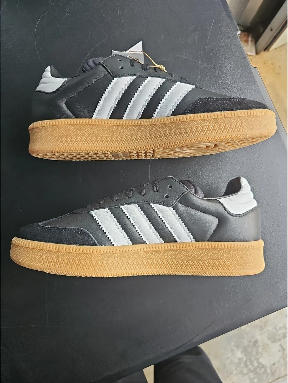Size 10.5 - adidas Samba XLG Black White Gum